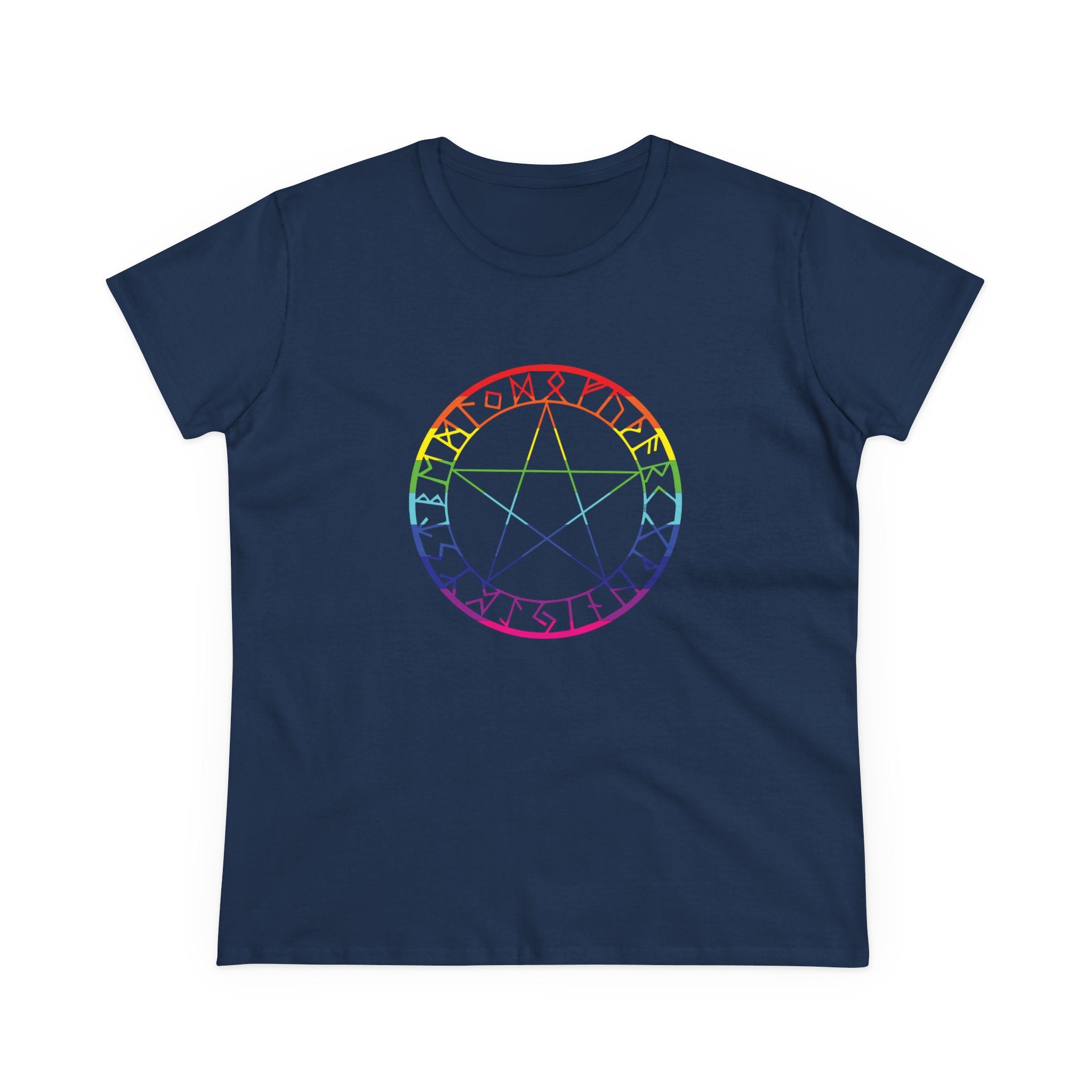 Spellcaster Women's Easy Tee - Rainbow Witch